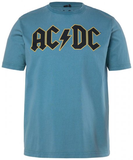 JP1880 849790 AC/DC Classic Logo T-paita Turkoosinsininen - Bändi T-paidat - Bänditbaidat isoissa koissa