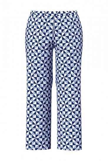 Ulla Popken 849850 Ruudullinen pyjama Vaaleansininen - Pyjama/Loungewear - 