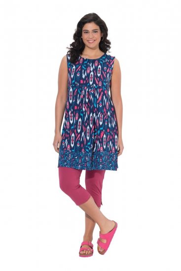 Ulla Popken 849887 Hihaton jerseymekko Tummansininen - Trikoomekot - 