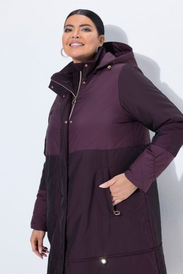 Ulla Popken 849908 Sadetakki Viininpunainen - Takit - Naisten takit plus-koossa