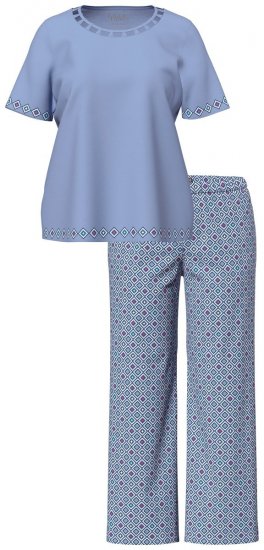 Ulla Popken 850045 Lyhythihainen pyjama Vaaleansininen - Pyjama/Loungewear - 