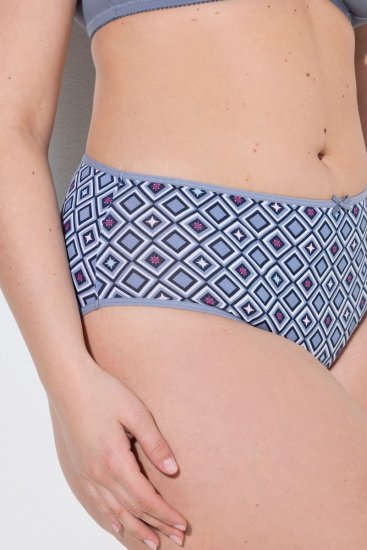 Ulla Popken 850077 Kuviolliset alushousut 5 kpl Vaaleansininen - Alushousut - 