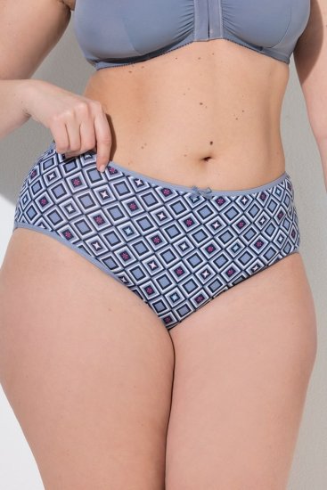 Ulla Popken 850077 Kuviolliset alushousut 5 kpl Vaaleansininen - Alushousut - 