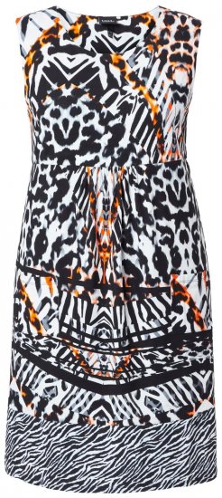 Ulla Popken 850175 Hihaton jerseymekko taskuilla Musta - Kesämekot - Kesämekot isoissa kooissa