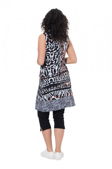 Ulla Popken 850175 Hihaton jerseymekko taskuilla Musta - Kesämekot - Kesämekot isoissa kooissa