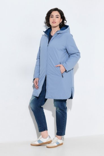Ulla Popken 850361 Ulkoilutakki Denimsininen - Takit - Naisten takit plus-koossa