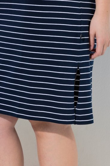 Ulla Popken 850401 Kukkakuvioinen yöpaita Tummansininen - Yöpaidat - 