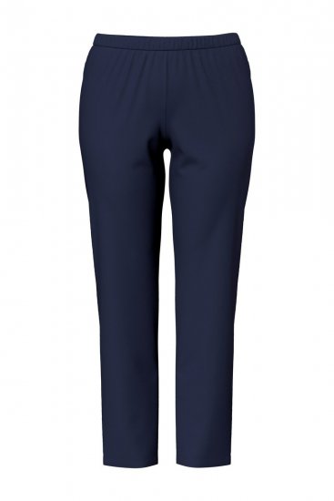 Ulla Popken 850403 Kukkakuvioinen pyjama Tummansininen - Pyjama/Loungewear - 