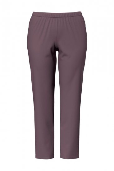 Ulla Popken 850403 Kukkakuvioinen pyjama Ruskea - Pyjama/Loungewear - 
