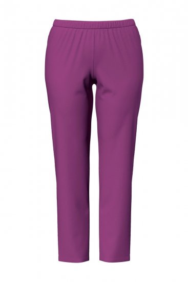 Ulla Popken 850403 Kukkakuvioinen pyjama Violetti - Pyjama/Loungewear - 