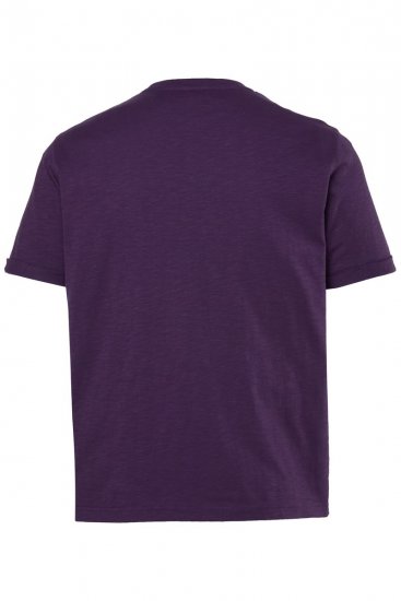JP1880 850985 T-paita rintapainatuksella Tummanlila TALL - TALL T-paidat - T-paidat pitkille miehille 