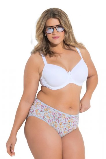 Ulla Popken 851140 Kukkakuvioiset alushousut 5 kpl Roosa - Alushousut - 