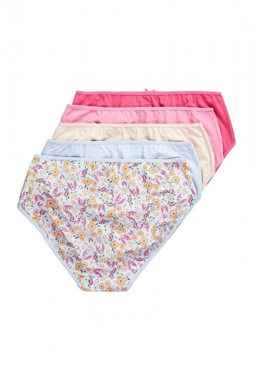 Ulla Popken 851140 Kukkakuvioiset alushousut 5 kpl Roosa - Alushousut - 
