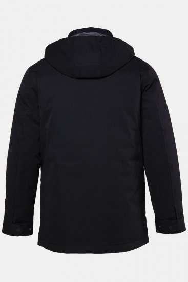 JP1880 851351 Ulkoilutakki hupulla Musta - Takit - Miesten Takit, isot koot – 2XL – 12XL