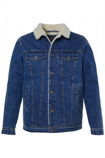 JP1880 851363 Farkkutakki teddyvuorella Denimsininen - Takit - Miesten Takit, isot koot – 2XL – 12XL