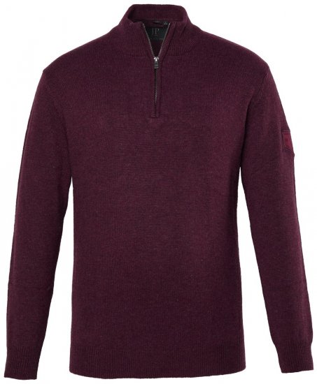 JP1880 851428 Half-zip neulepaita Luumu TALL - TALL collegepaidat - TALL-collegepuserot ja -hupparit