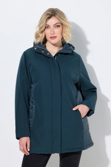 Ulla Popken 851459 Tikkitakki Petrooli - Takit - Naisten takit plus-koossa