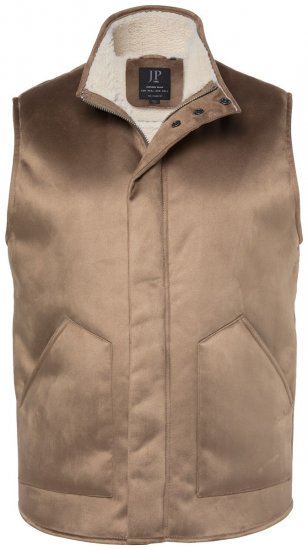 JP1880 851516 Mokkaliivi teddyvuorella Beige - Takit - Miesten Takit, isot koot – 2XL – 12XL