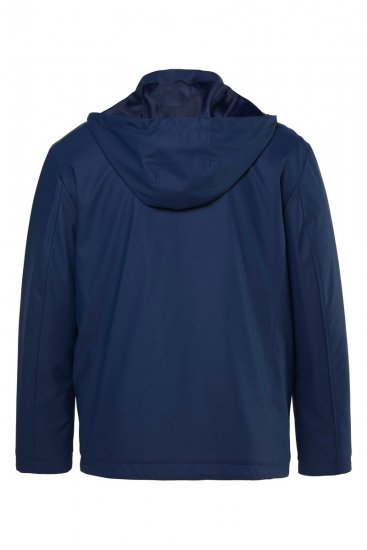 Men+ 566 Takki irrotettavalla hupulla Tummansininen - Takit - Miesten Takit, isot koot – 2XL – 12XL