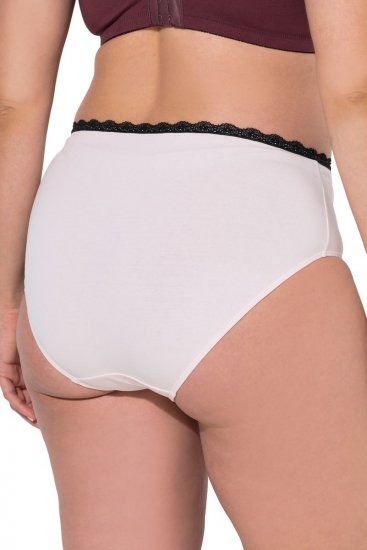 Ulla Popken 851711 Kukkakuvioiset alushousut 5 kpl Ruskea - Alushousut - 