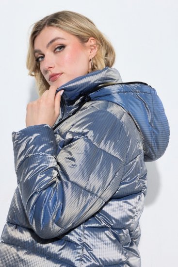 Ulla Popken 851790 Tikkitakki Denimsininen - Takit - Naisten takit plus-koossa