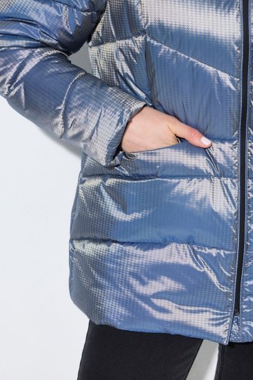 Ulla Popken 851790 Tikkitakki Denimsininen - Takit - Naisten takit plus-koossa