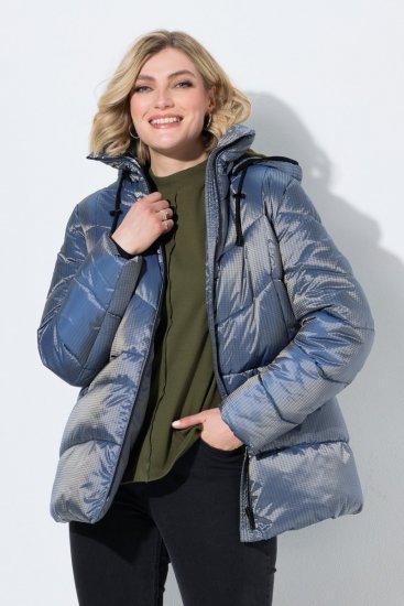 Ulla Popken 851790 Tikkitakki Denimsininen - Takit - Naisten takit plus-koossa