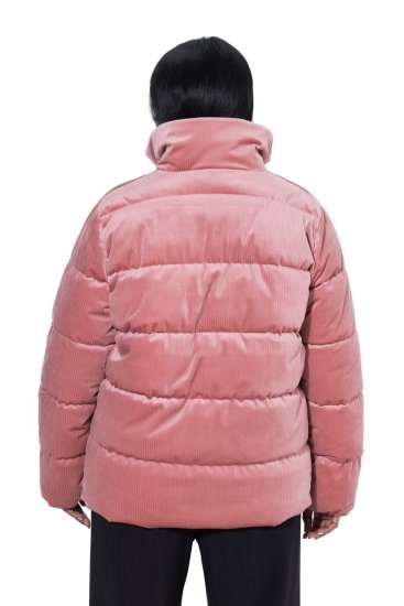 Ulla Popken 851819 Vakosamettitakki Vanha roosa - Takit - Naisten takit plus-koossa