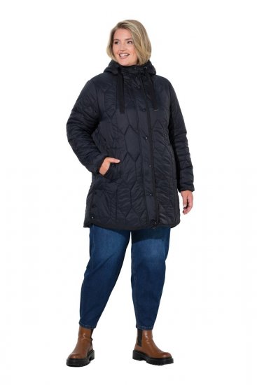 Ulla Popken 852413 Tikkitakki Musta - Takit - Naisten takit plus-koossa