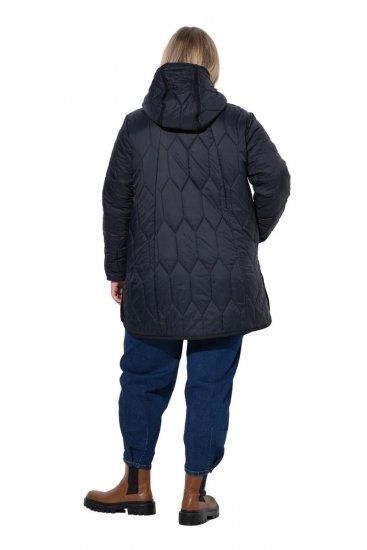 Ulla Popken 852413 Tikkitakki Musta - Takit - Naisten takit plus-koossa