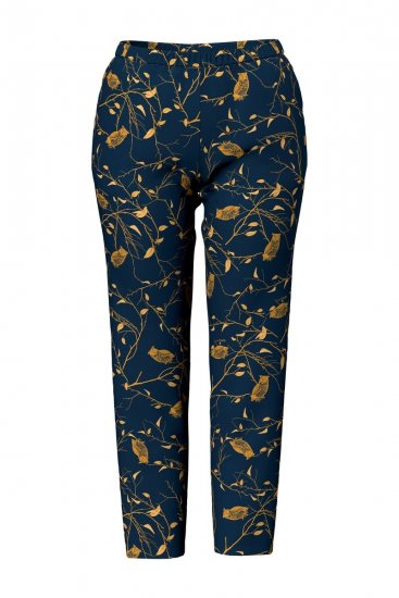 Ulla Popken 852577 Kuviollinen pyjama Tummansininen - Pyjama/Loungewear - 