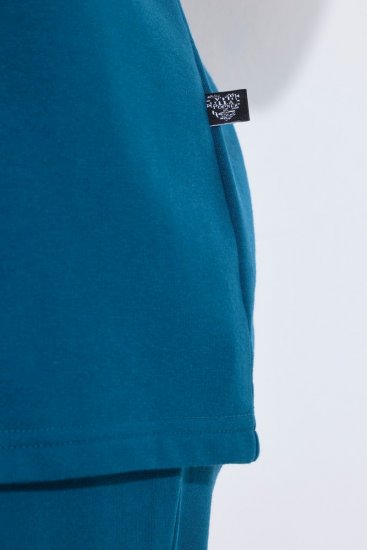 Ulla Popken 852710 Pitkähihainen oleskelupaita Petrooli - Pyjama/Loungewear - 