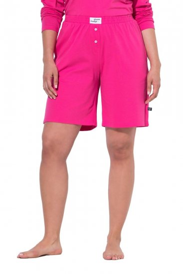 Ulla Popken 852752 Raidalliset pyjamashortsit 2 kpl Roosa - Pyjama/Loungewear - 