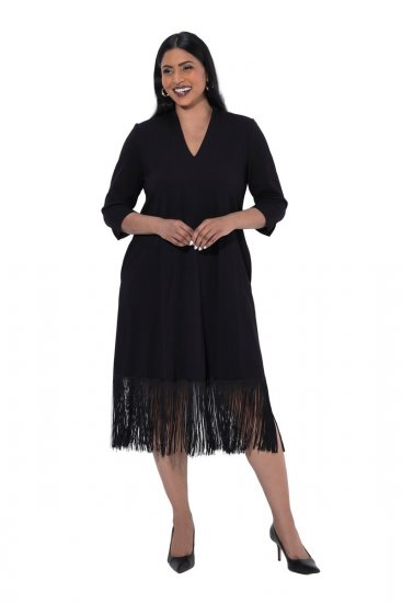 Ulla Popken 852937 Jerseymekko Musta - Trikoomekot - 