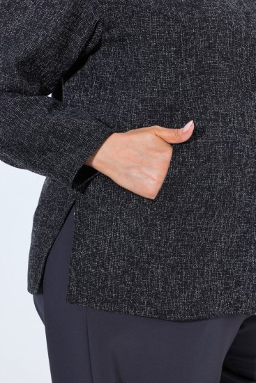 Ulla Popken 853477 Takki Oliivinvihreä - Takit - Naisten takit plus-koossa