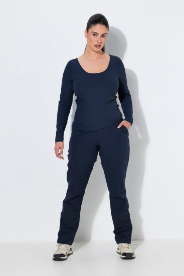 Ulla Popken 853530 Erittäin kevyet retkeilyhousut Tummansininen - Outdoor - 
