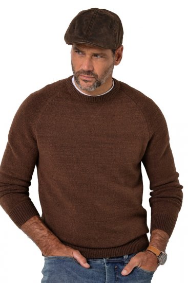 JP1880 853634 Flat cap Tummanruskea - Lippalakit - 