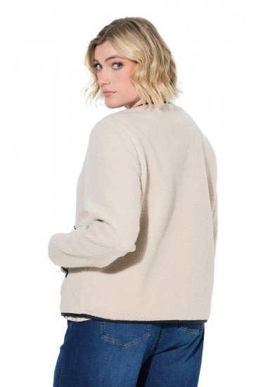 Ulla Popken 853685 Teddytakki Samppanja - Takit - Naisten takit plus-koossa