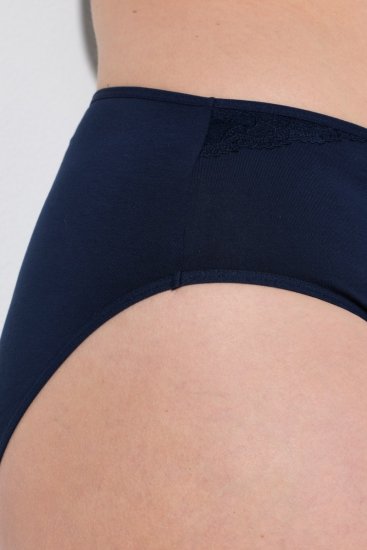 Ulla Popken 853698 Alushousut pitsillä 5 kpl Musta - Alushousut - 