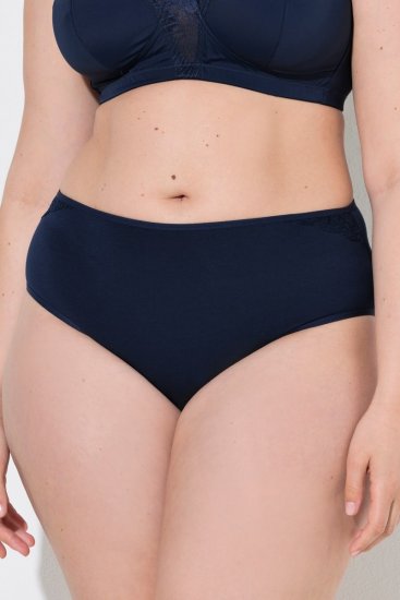 Ulla Popken 853698 Alushousut pitsillä 5 kpl Musta - Alushousut - 