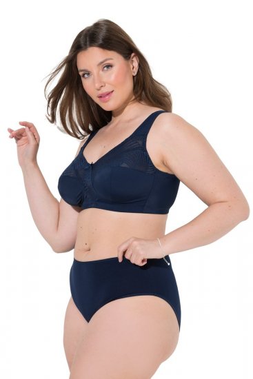 Ulla Popken 853698 Alushousut pitsillä 5 kpl Musta - Alushousut - 