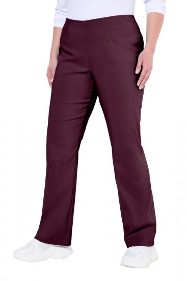 Ulla Popken 854910 Lämpimät stretch-housut joustovyötäröllä Munakoiso - Kangashousut - Naisten plus-size kangashousut