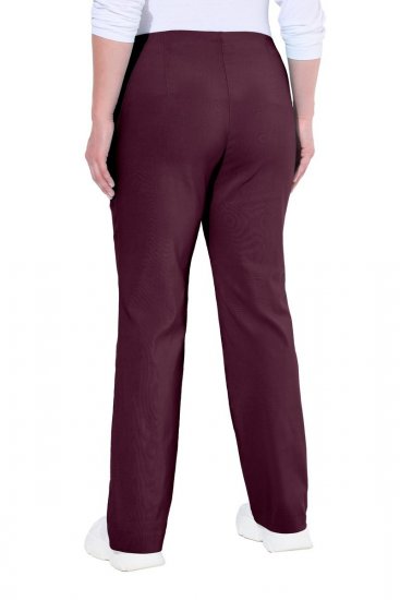 Ulla Popken 854910 Lämpimät stretch-housut joustovyötäröllä Munakoiso - Kangashousut - Naisten plus-size kangashousut