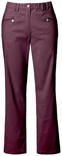 Ulla Popken 854987 Lämpimät stretch-housut mukavuusvyötäröllä Munakoiso - Kangashousut - Naisten plus-size kangashousut