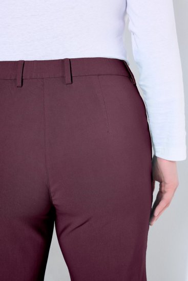 Ulla Popken 854987 Lämpimät stretch-housut mukavuusvyötäröllä Munakoiso - Kangashousut - Naisten plus-size kangashousut