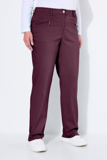 Ulla Popken 854987 Lämpimät stretch-housut mukavuusvyötäröllä Munakoiso - Kangashousut - Naisten plus-size kangashousut