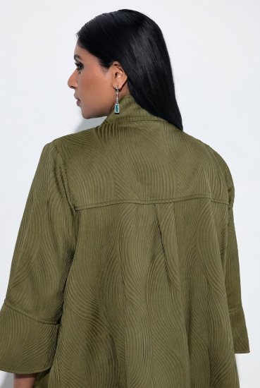 Ulla Popken 855125 Takki Khaki - Takit - Naisten takit plus-koossa