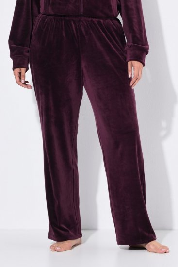 Ulla Popken 856119 Oleskeluhousut Luumu - Pyjama/Loungewear - 