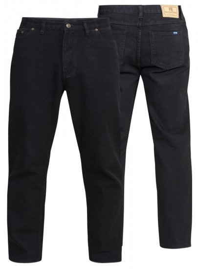 Rockford Comfort Jeans Black TALL SIZES - MIESTEN VAATTEET MT-6XLT - Pitkien miesten vaatteet