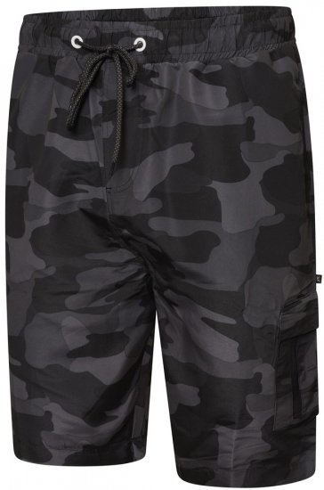 Kam Jeans 3010 Maastokuvioiset uimashortsit tummanharmaa - Alusvaatteet & uimavaatteet - Miesten Isot alusvaatteet 